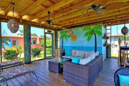 Spanish Village Cottage W Private Cabana Port Aransas Bagian luar foto